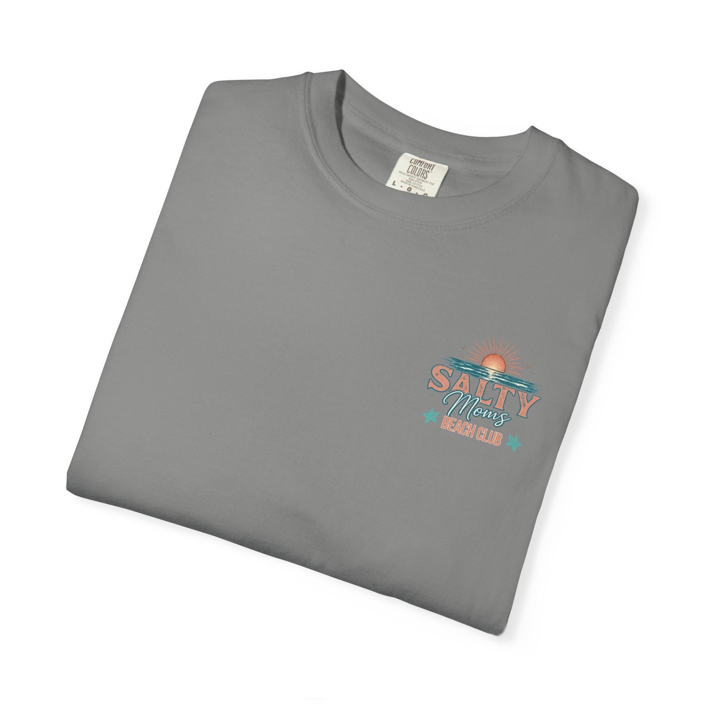 COMFORT COLORS - Salty Vibes Beach Club T-Shirt — 'Salty Memory' Coastal Graphic Tee