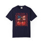 COMFORT COLORS - America Cherry Graphic T-Shirt — Patriotic 4th of July Tee