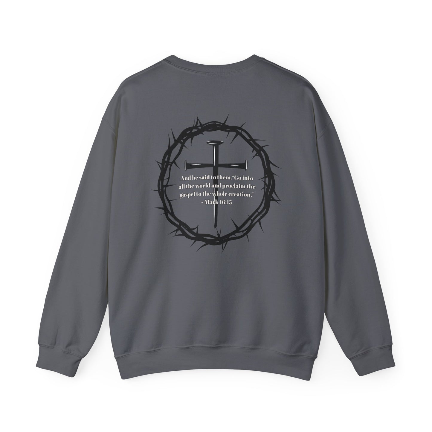 GO INTO ALL THE WORLD ADULT SWEATSHIRT