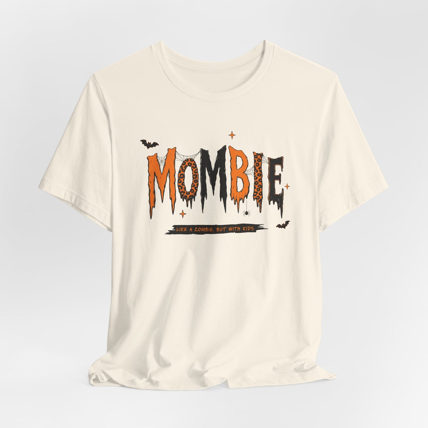 BELLA CANVAS - Zombie Tee — "Mombie (Like A Zombie, But Mom)" Halloween Graphic Shirt