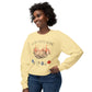 COMFORT COLORS -Crewneck Sweatshirt — "No One Fights Alone" Hands & Medical Symbols Support Pullover