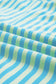 Yellow Stripe Color Block Detail Long Sleeve Pullover Elastic Waist Pull On Shorts 2pcs Set