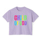 COMFORT COLORS - Child of God Boxy Tee — Women's Rainbow Faith T‑Shirt