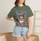 COMFORT COLORS - Patriotic Raccoon America T-Shirt