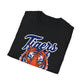 GILDAN -Tigers Graphic T-Shirt — Vintage Tiger Head Sports Tee