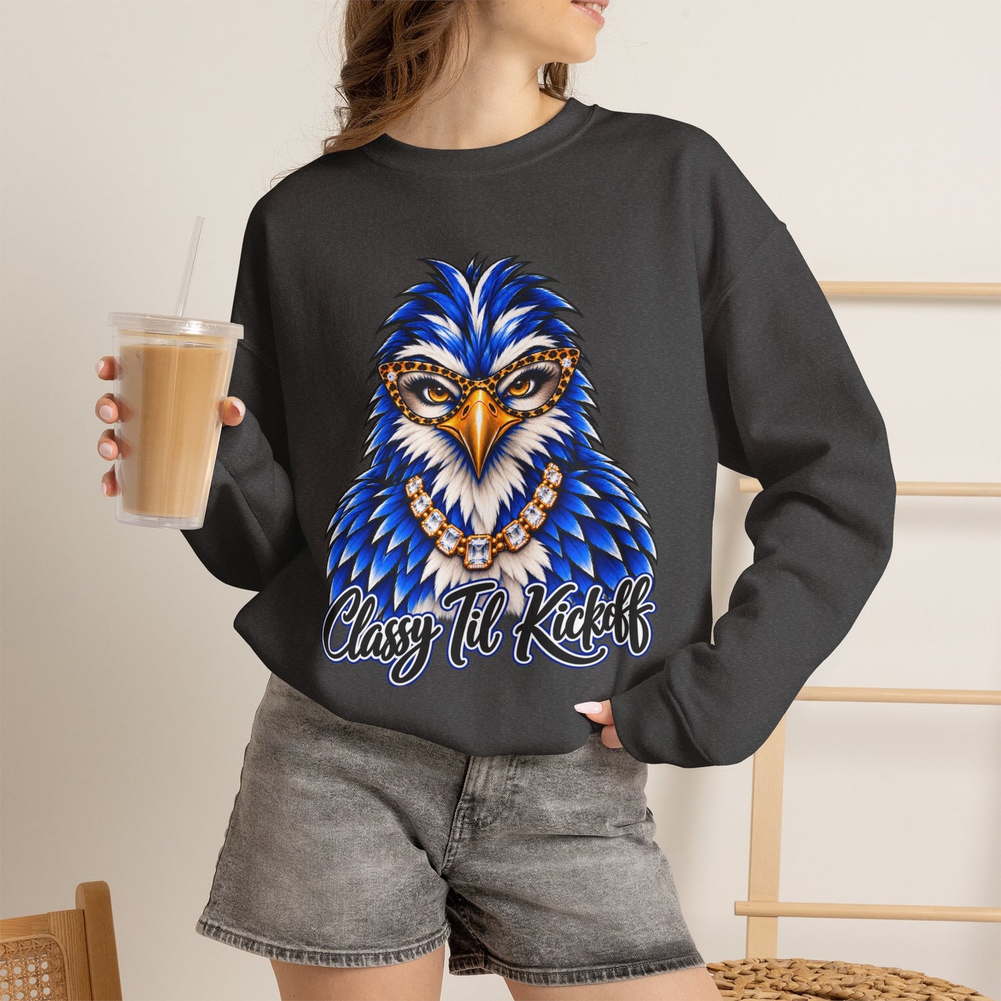 GILDAN - Classy ’Til Kickoff Owl Sweatshirt