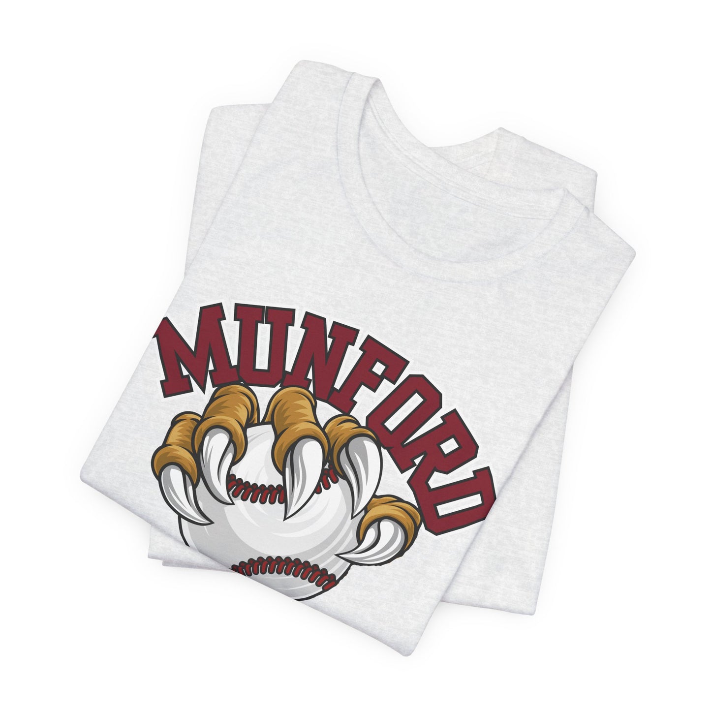 Munford Cougars Baseball T-Shirt — Claw & Ball School Spirit Tee
