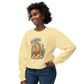 COMFORT COLORS - Roaring Lion Crewneck Sweatshirt — "The Lion Roars" Graphic