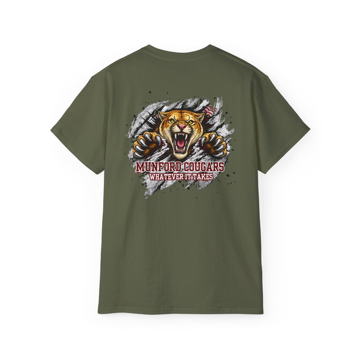 Munford Cougars Roaring Mascot T-Shirt — School Spirit Tee