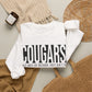GILDAN -Cougars Crewneck Sweatshirt – “They Hate Us Because They Ain’t Us” Retro Sports Style