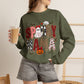GILDAN - Spooky Mama Sweatshirt – Cute Halloween Ghost & Pumpkin Graphic Crewneck