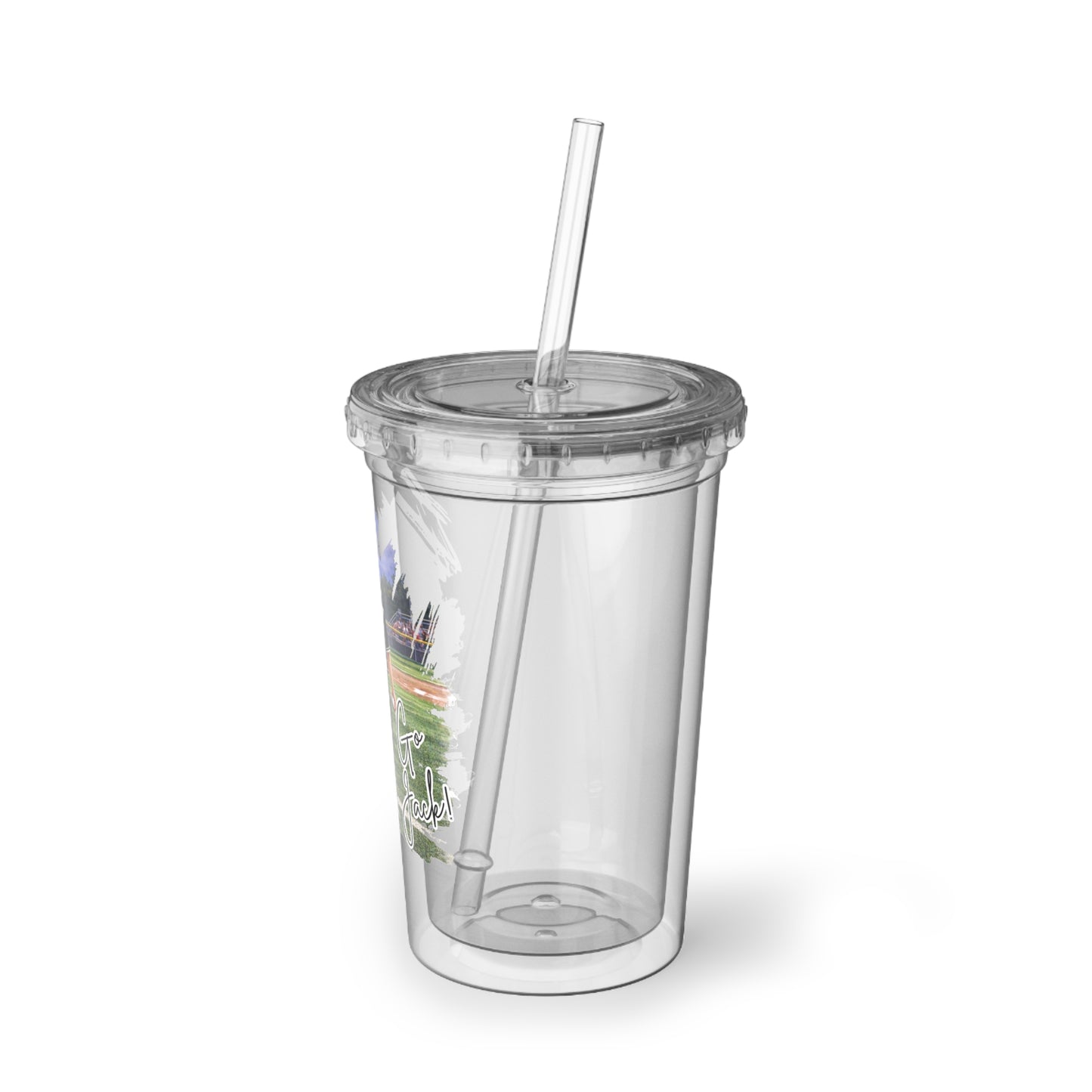 *** NEED TO PERSONALIZE THIS ? DO NOT ORDER THIS PRODUCT - EMAIL ME @REFININGFAITHCOMPANY.COM - Acrylic Tumbler — Custom Youth Baseball Player Design (Add Name & Number)