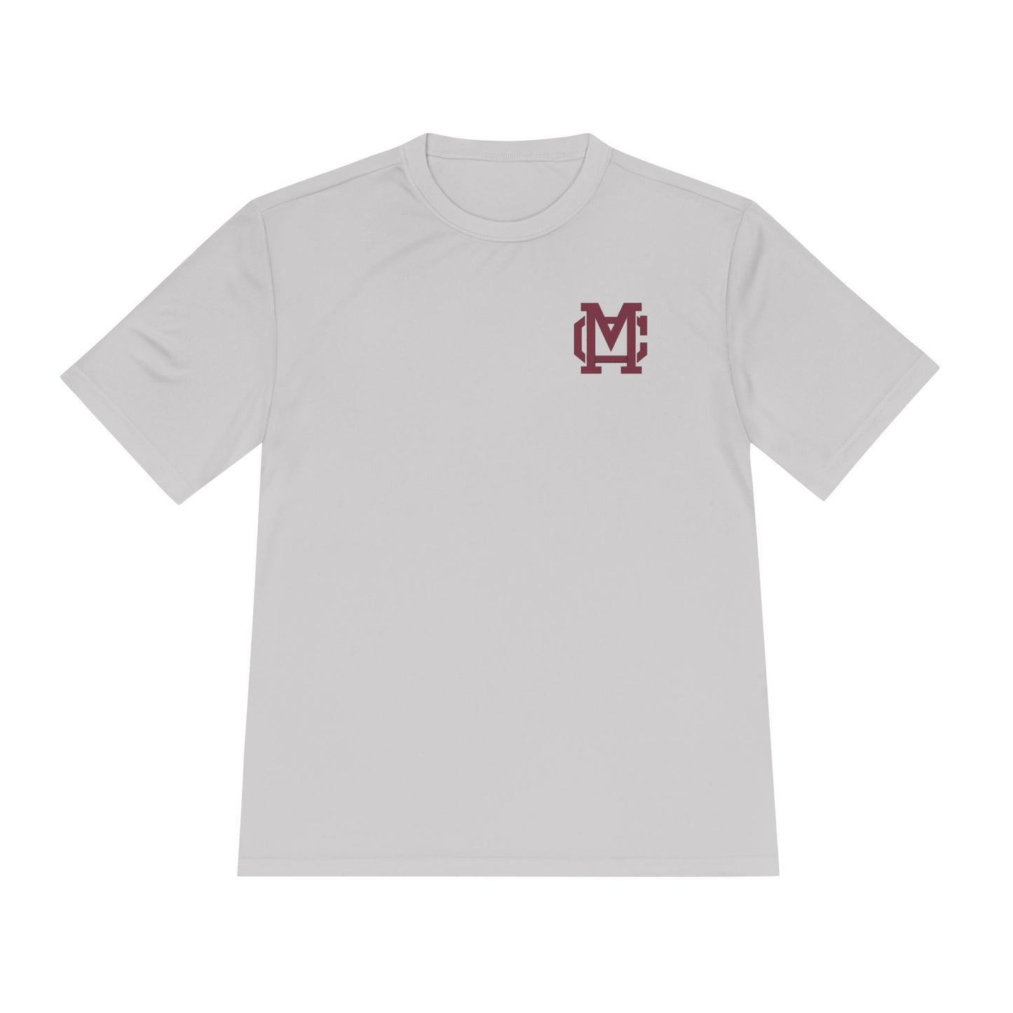 Moisture-Wicking Performance Tee with Maroon MC Chest Logo