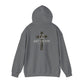 GET DOWN IN THE GOSPEL ADULT HOODIE GREEN CAMO CROSS