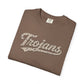 COMFORT COLORS - Trojans Leopard Script T-Shirt