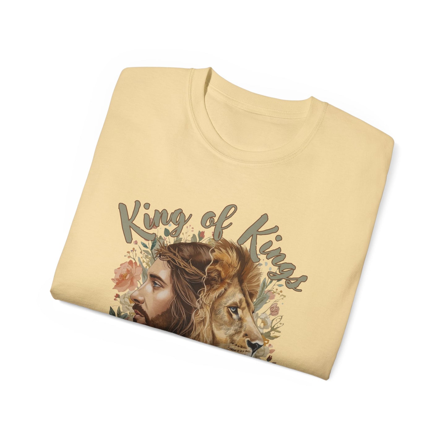 GILDAN - King of Kings Jesus & Lion T-Shirt — Faith Christian Tee