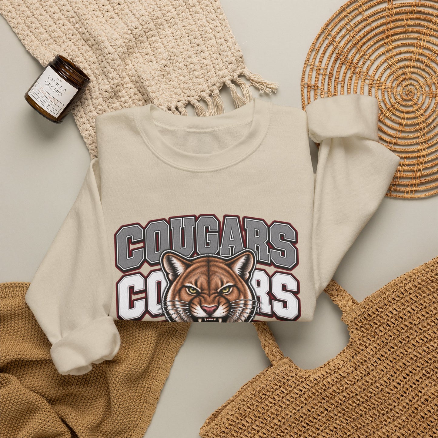 GILDAN - Cougars They Ain't Like Us Crewneck Sweatshirt