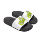 CHICKS SOFTBALL - Youth Slide Sandals with Removable Strap — Fun Neon Logo Slides for Kids