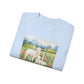 GILDAN - Lamb In Wildflowers Tee – "The Lord Is My Shepherd" Cotton T-Shirt