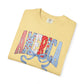 COMFORT COLORS  - America Graphic T-Shirt – Patriotic Red White Blue Tee with Ribbon