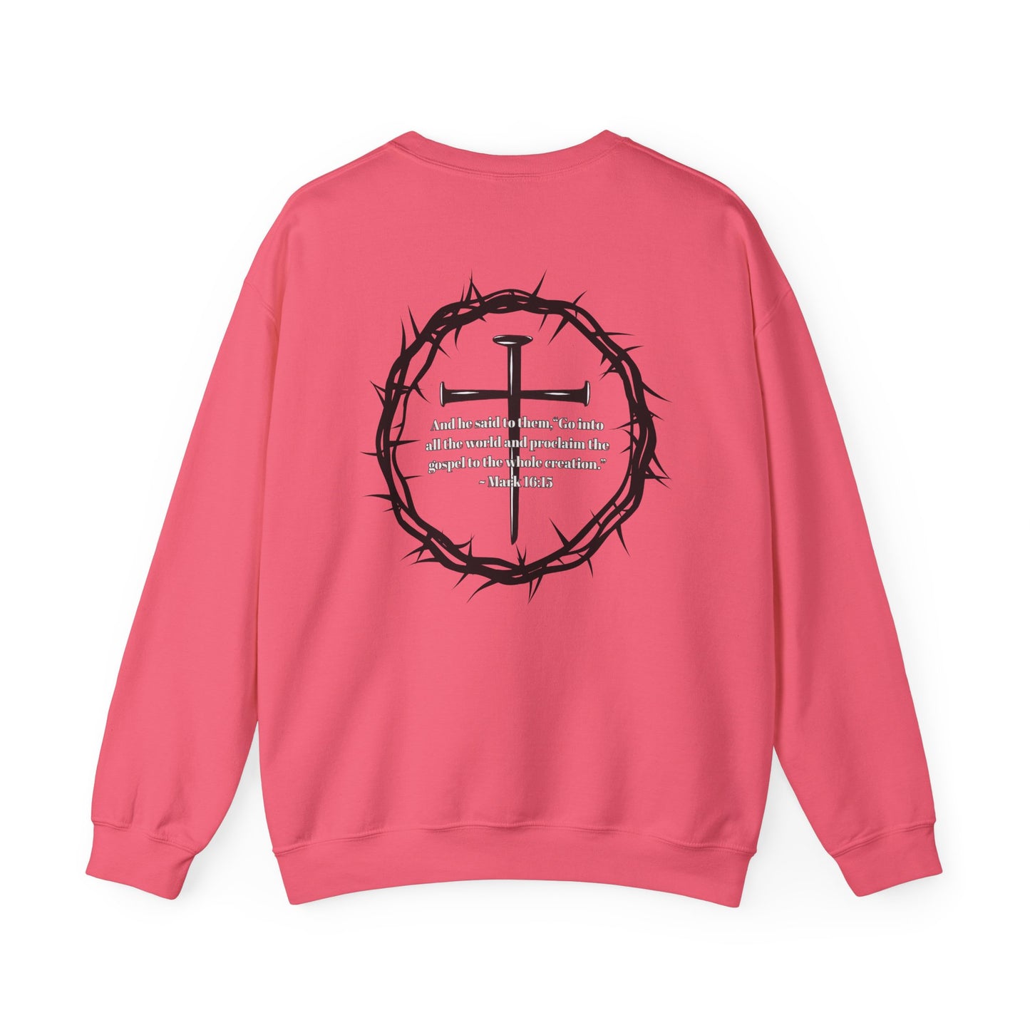 GO INTO ALL THE WORLD ADULT SWEATSHIRT