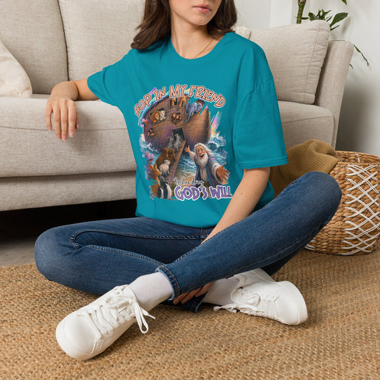 GILDAN - Hop In My Friend T-Shirt — Cute Noah’s Ark Animal Graphic Tee