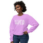 COMFORT COLORS - Saved By Grace Sweatshirt — Christian Inspirational Crewneck