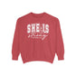 COMFORT COLORS - Classic White Sweatshirt — Garment-Dyed Cozy Crewneck