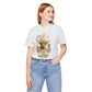 Christian Cow Graphic Tee - "Don't Follow the Herd, Follow the Word" Floral Cross T-Shirt