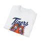 GILDAN -Tigers Graphic T-Shirt — Vintage Tiger Head Sports Tee
