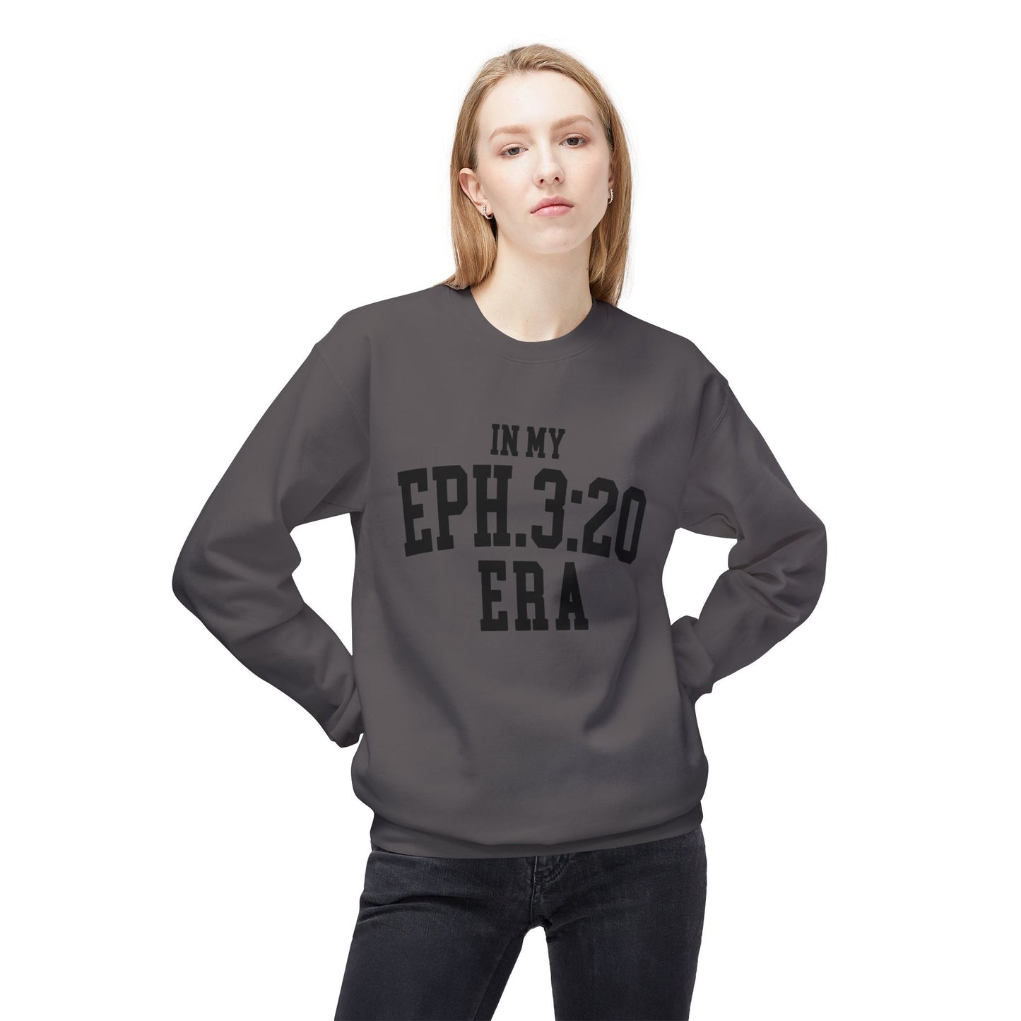 GILDAN - Eph.3:20 Era Sweatshirt — Inspirational Christian Crewneck