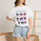 COMFORT COLORS God Says I Am Patriotic Ribbon T-Shirt