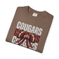 COMFORT COLORS - Cougars Football Bow T-Shirt