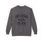 Try Jesus He’s the Man with the Plan Sweatshirt – Christian Faith Crewneck