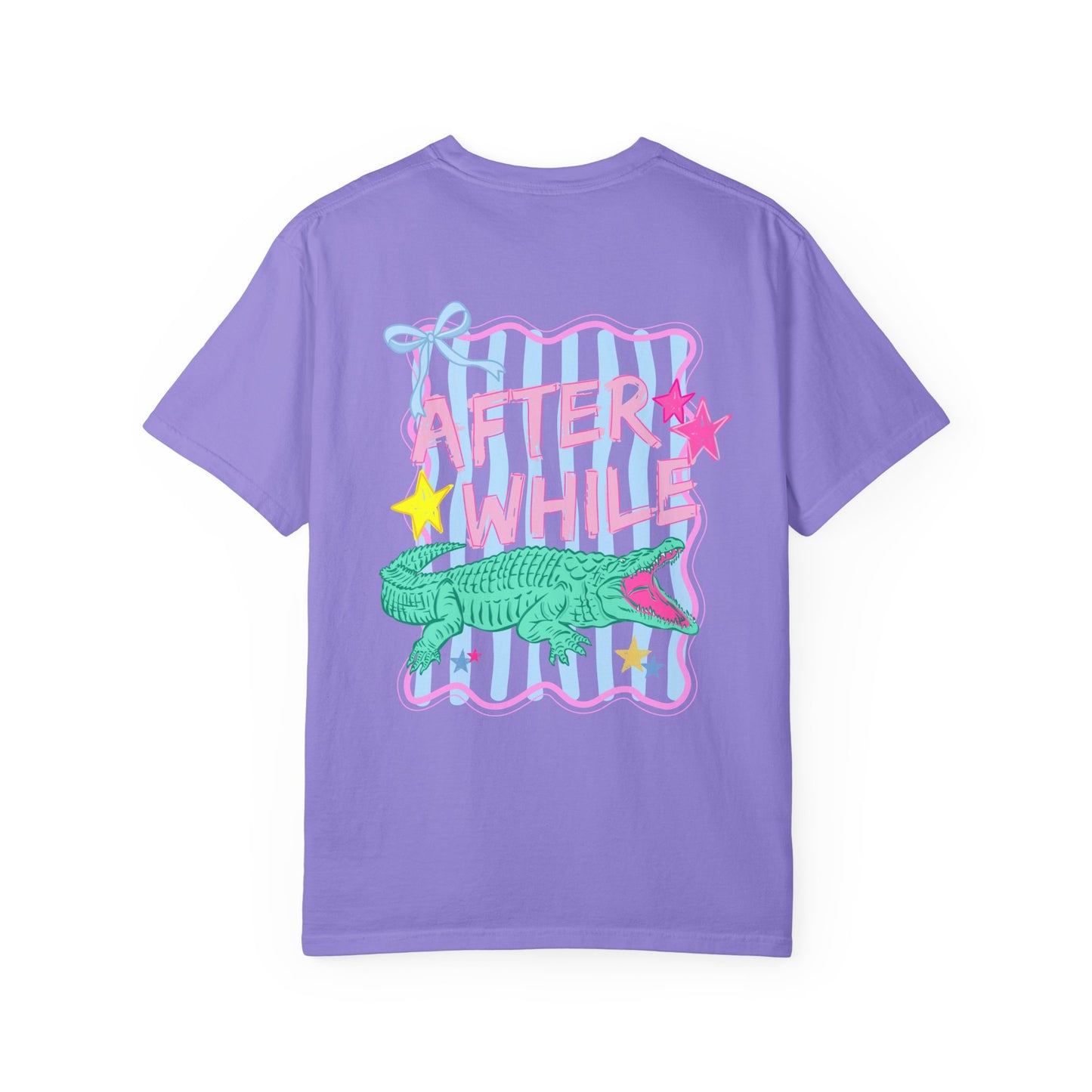 COMFORT COLORS - After While Crocodile T-Shirt — Pastel Retro Graphic Tee