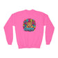 GILDAN - Youth Crewneck Sweatshirt — Vibrant 'DES Cougars' Mascot Graphic
