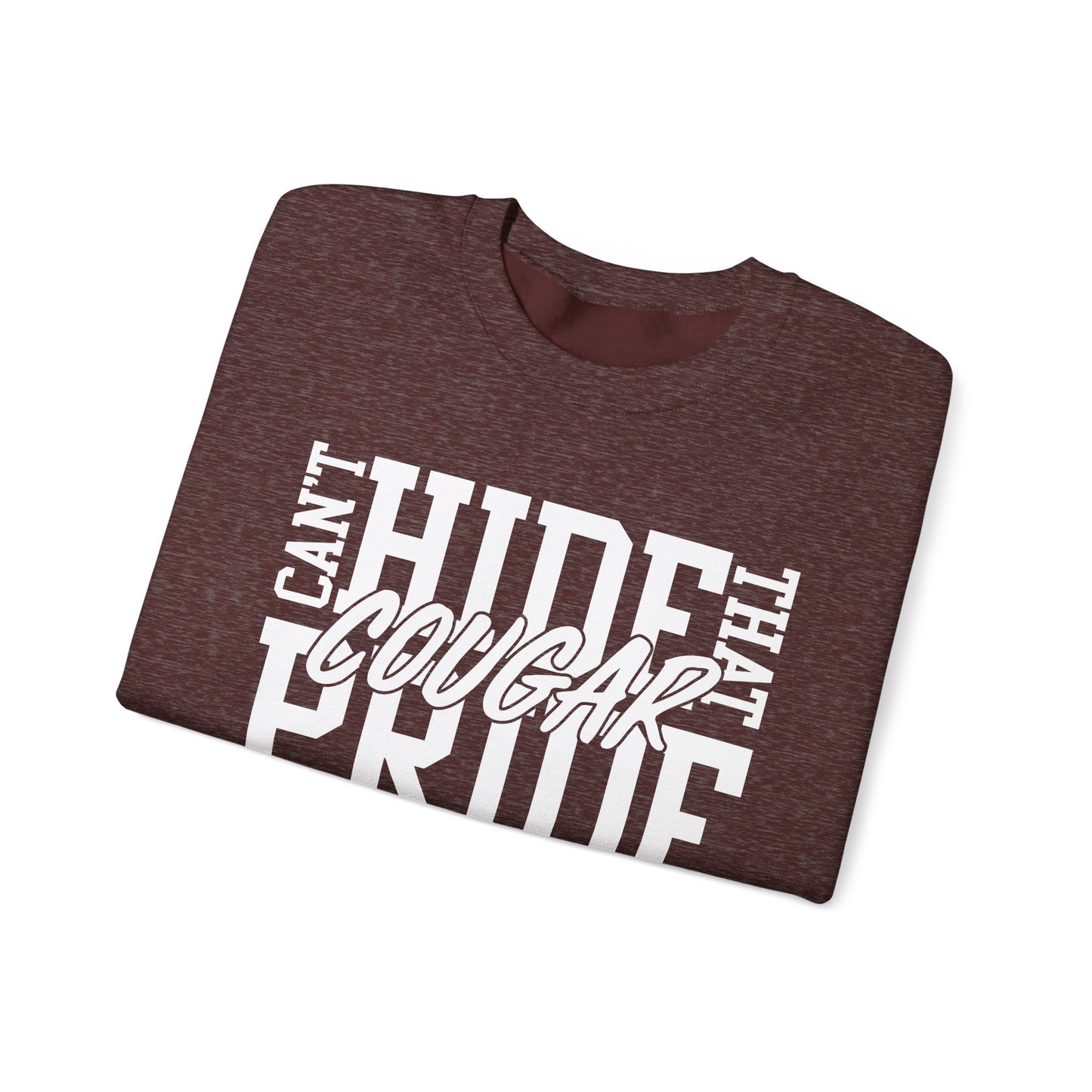 GILDAN - Cougar Pride Crewneck Sweatshirt — Can't Hide That Cougar Pride Graphic Pullover