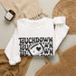 GILDAN -Touchdown Football Sweatshirt — Retro 'TOUCHDOWN' Graphic Crewneck
