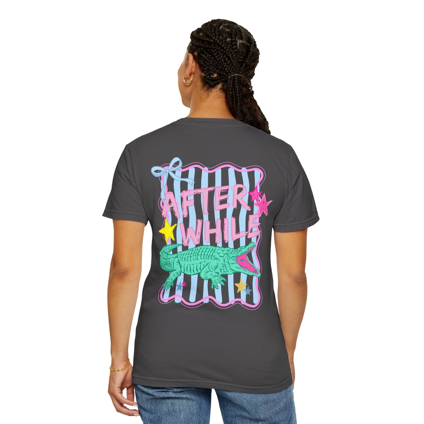 COMFORT  COLORS - Later/Afterwhile Alligator T-Shirt — Retro Pastel Graphic Tee