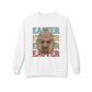 Easter Cow Crewneck Sweatshirt — Retro Bunny Ears & Sunglasses