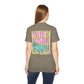 Later Alligator T‑Shirt — Retro Pink & Teal Gator Graphic Tee
