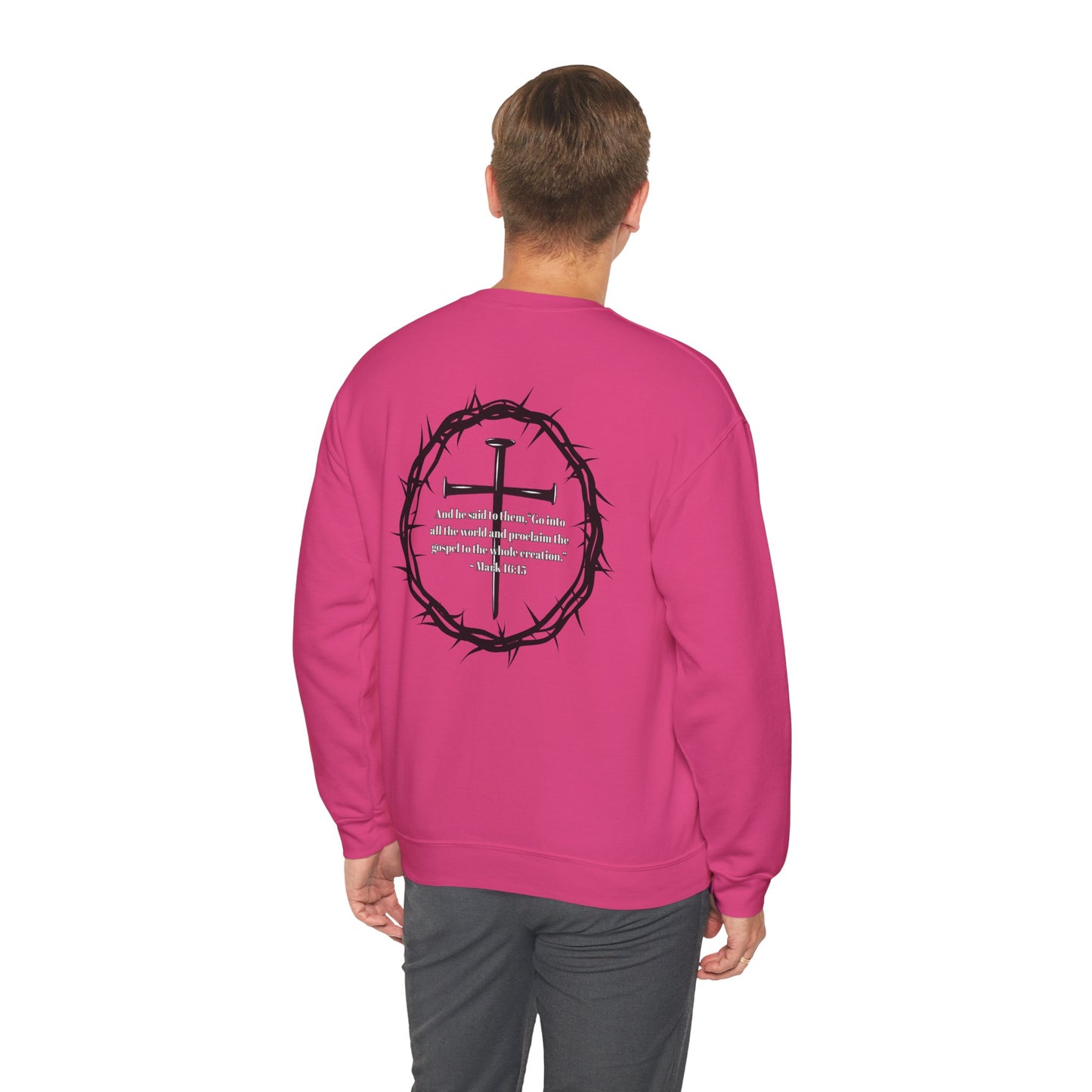 GO INTO ALL THE WORLD ADULT SWEATSHIRT