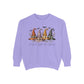 COMFORT COLORS - Gnome Trio Cozy Sweatshirt — "A Girl's Gotta Have Options" Fall Graphic