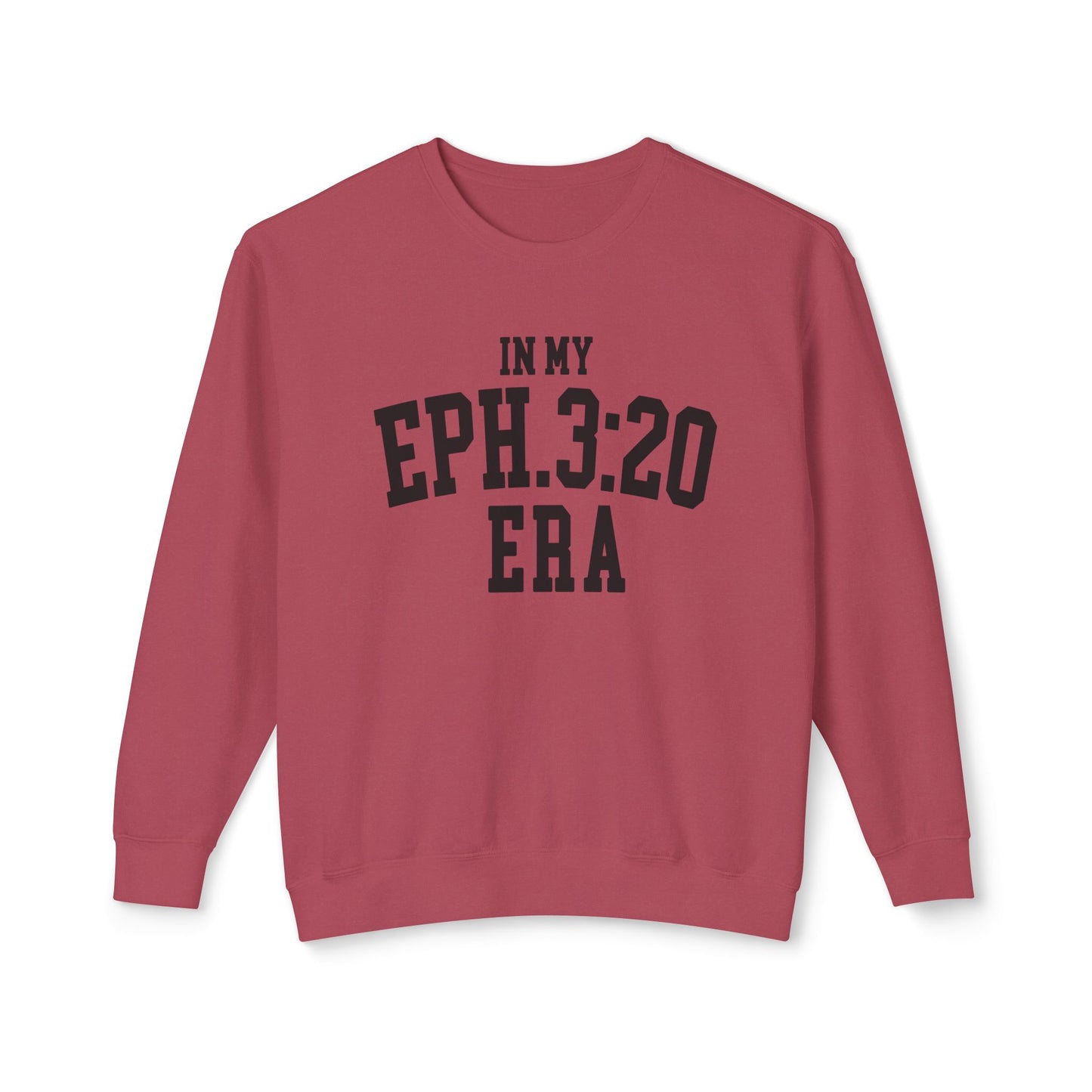 COMFORT COLORS - Eph. 3:20 Era Crewneck Sweatshirt — Inspirational Christian Pullover