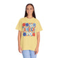 COMFORT COLORS - America Floral T-Shirt — Red, White & Blue Patriotic Tee