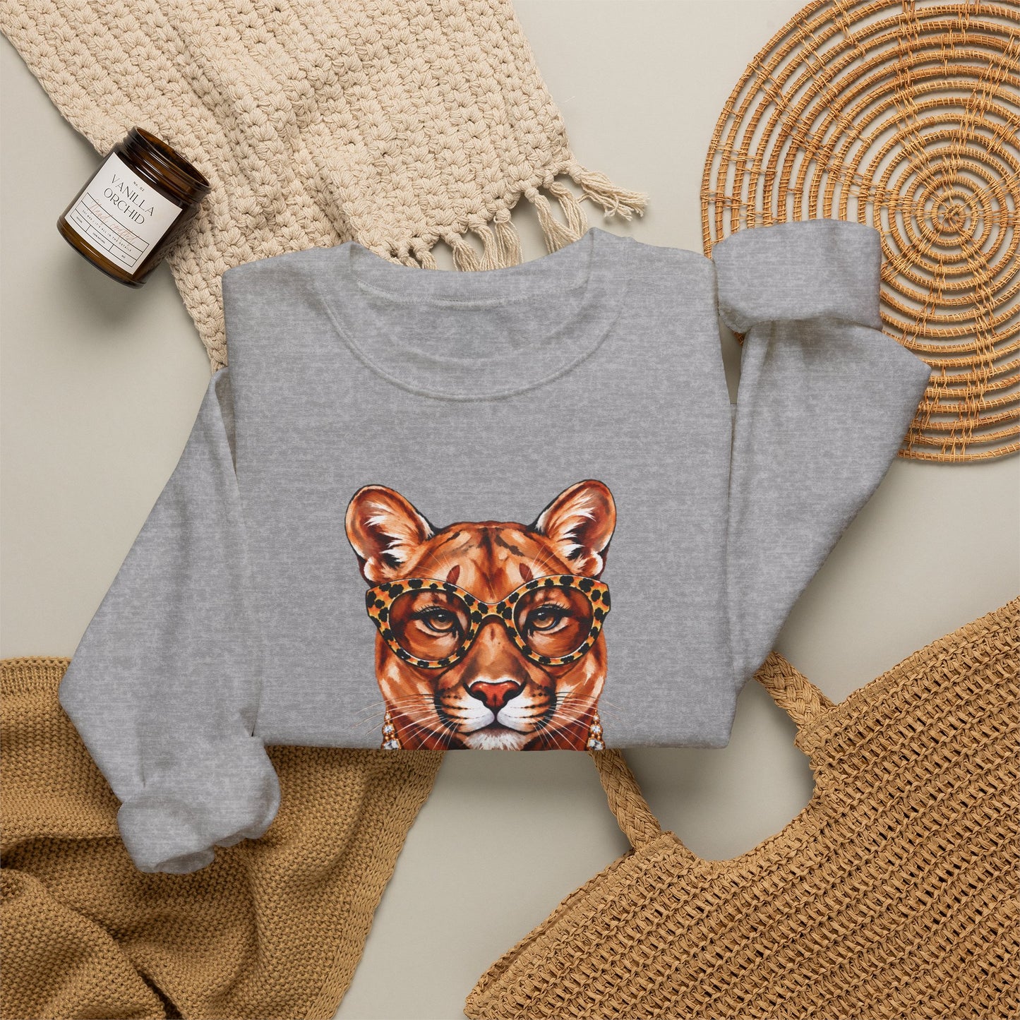 GILDAN - Classy Lil Kickoff  Cougar Graphic Sweatshirt