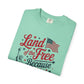 COMFORT COLORS - Land of the Free Because of the Brave T-Shirt — Patriotic Statue of Liberty Graphic Tee