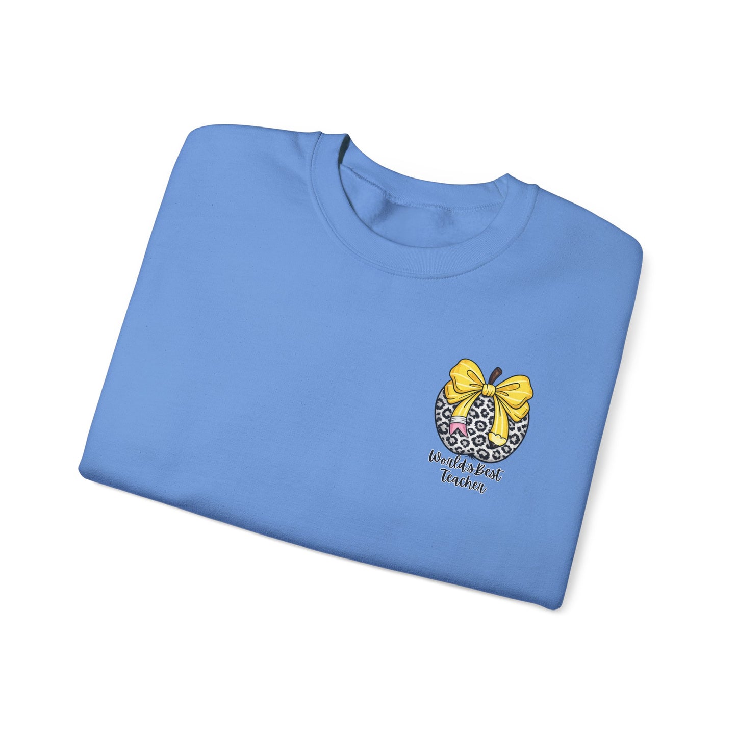 WORLD'S BEST TEACHER  - WITH FRONT AND BACK PRINTING