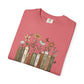 COMFORT COLORS - *** WANT TO PERSONALIZE THIS ?" - DO NOT ORDER THIS, PLEASE EMAIL ME @REFININGFAITHCOMPANY@GMAIL.COM*** Teacher Bookshelf T-Shirt – Personalized “Mrs. Hayes” Pencil & Floral Reading...