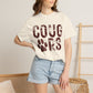 COMFORT COLORS - Cougars Distressed Paw T-Shirt